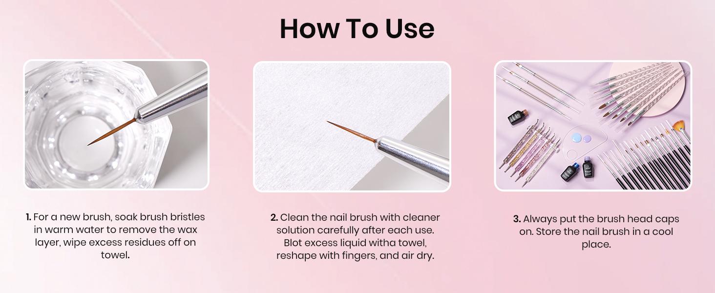 Beetles 31pcs Nail Art Brushes, Nail Dotting Tools, Nail Drawing Pens, Nail Dust Brush, Striping Nail Art Liner Brushes, Nail Art Pens with Nail Brush Holder All in One for Starter Nail Art Design Manicure Cutics   Easter'sGift