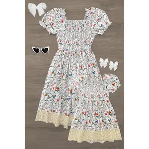 Mom & Me - Butterfly Floral Dress Mom & Me - Butterfly Floral Dress
