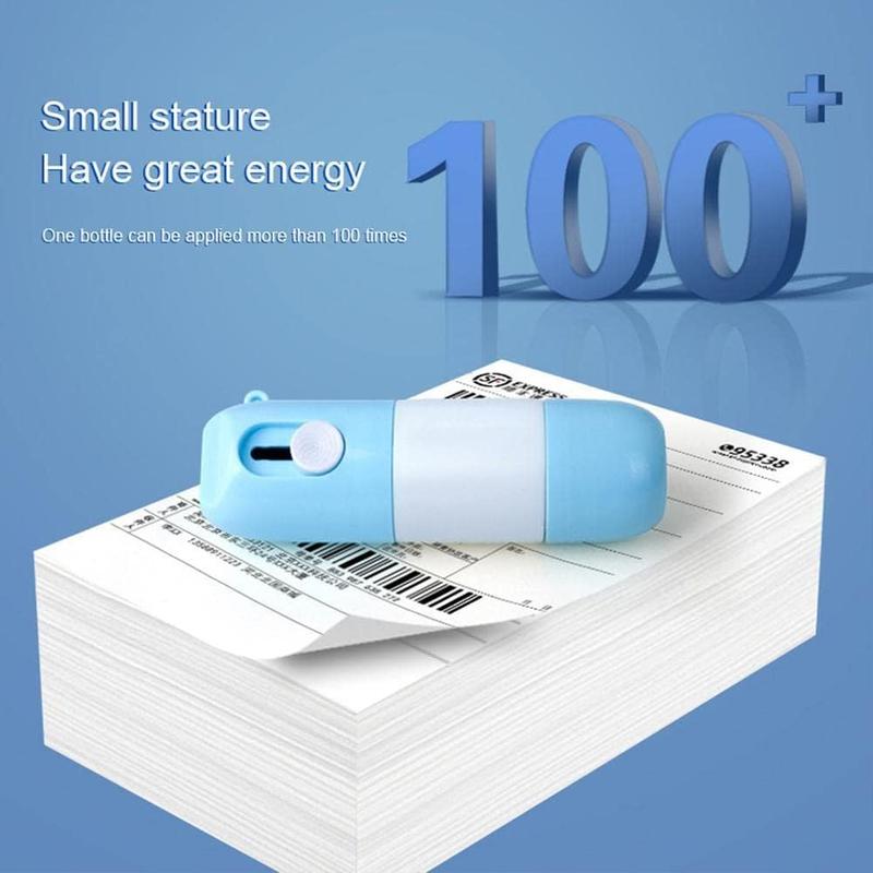 2-in-1 Thermal Paper Eraser Pen & Craft Knife, Receipt Text Fading Tool for Privacy Protection, Shipping Labels, Bills, Invoices, Returns, Price Tags, Gift Receipts, Office & School Supplies, Christmas Gift