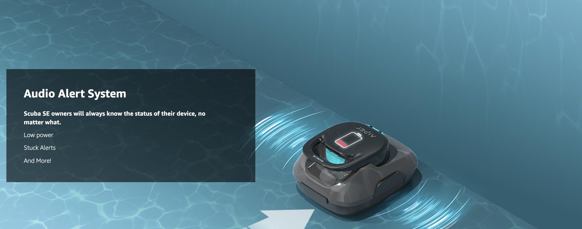 Scuba SE, AIPER Cordless Automatic Pool Vacuum Cleaner, with Auto- Parking, Lightweight, Ideal for Above Ground Flat Pool up to 860 sq.ft #dealsforyoudays