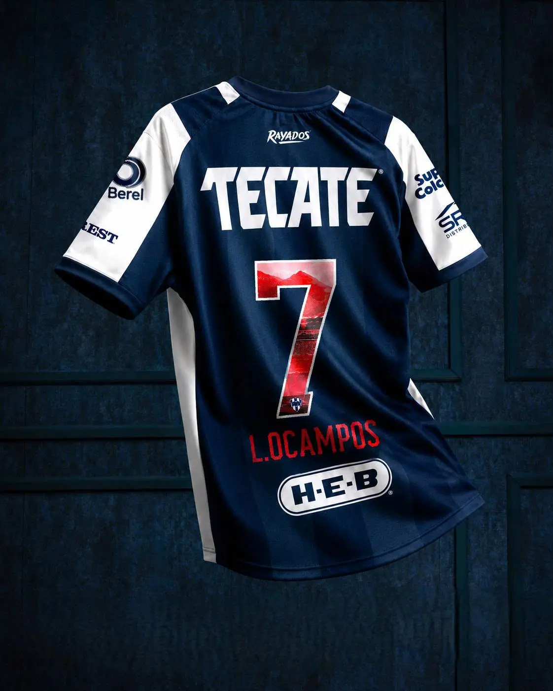 Lucas Ocampos #7 Monterrey 2026-27 Home Jersey, Men's Football Shirt , full logo