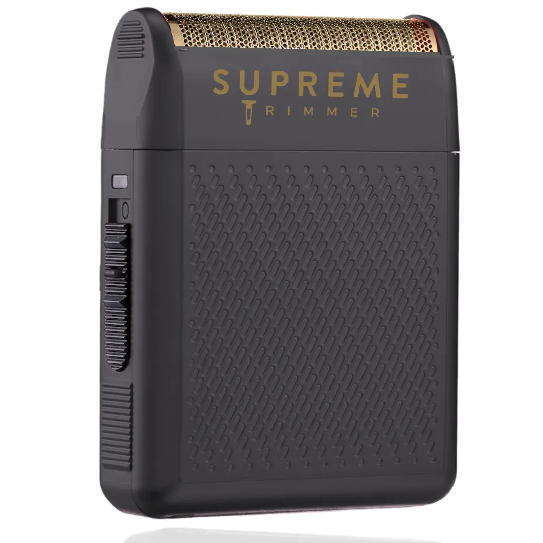 Supreme Trimmer Solo Hair Stubble Finishing STF101 Mini Travel Men Razor with Powerful Motor Long Foil Travel Lock & Cleaning Brush for Barbers Home Use Cordless Portable Shaver Usb Rechargeable Shaver