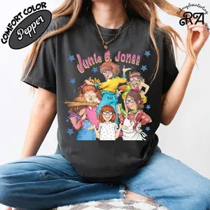 Comfort Colors Junie B Jones Shirt, Junie B Jones Education Shirt, Teacher T-shirt, Gift For Teacher, Teacher Shirt, Back To School Shirt