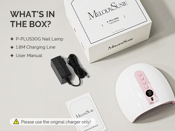 MelodySusie UV LED Curing Nail Lamp, P-PLUS30G Rechargeable Cordless Nail Light for Gel Polish for Salon & Home Use Nail Art, TikTokShopBlackFriday MelodySusie UV LED Curing Nail Lamp, P-PLUS30G Rechargeable Cordless Nail Light for Gel Polish for Salon & Home Use Nail Art, TikTokShopBlackFriday