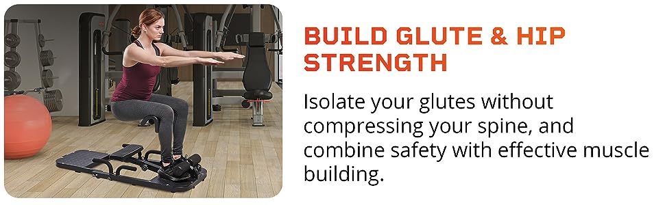 LifePro GluteBlast Hip Thrust Machine - Foldable Home Gym Station for Sculpted Glutes & Lower Back Support | Adjustable Workout Equipment with LIFETIME WARRANTY