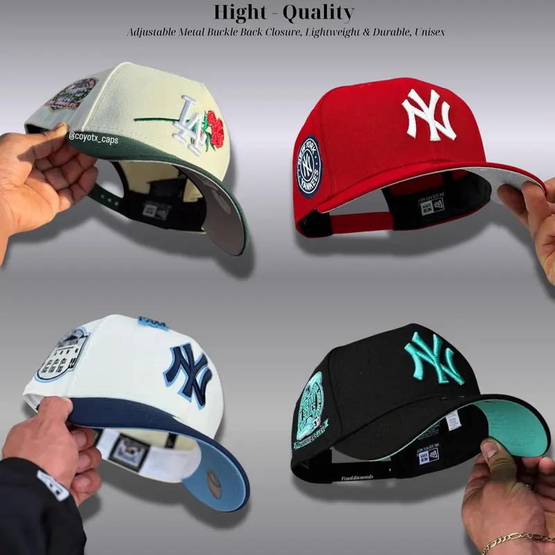 MLB New Era Yankees LA Dodgers Snapback Adjustable Hats – High Quality Baseball Cap, Premium Streetwear Fashion 2026, Unisex Urban Sport Look, Trending Fitted & Snapback Caps, Daily Outfit Hat, Viral TikTok Fashion, Perfect Gift for Fans & Collectors