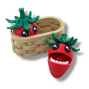 Berry Besties 2 pack – Articulated Strawberries in a Basket