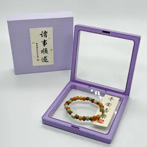 Fortune & Happ Crackle-Glazed Purple Ceramic Bracelet Neo-Chinese Aesthetic Frosted Flowing Glaze Student Must-Have SpringStatements