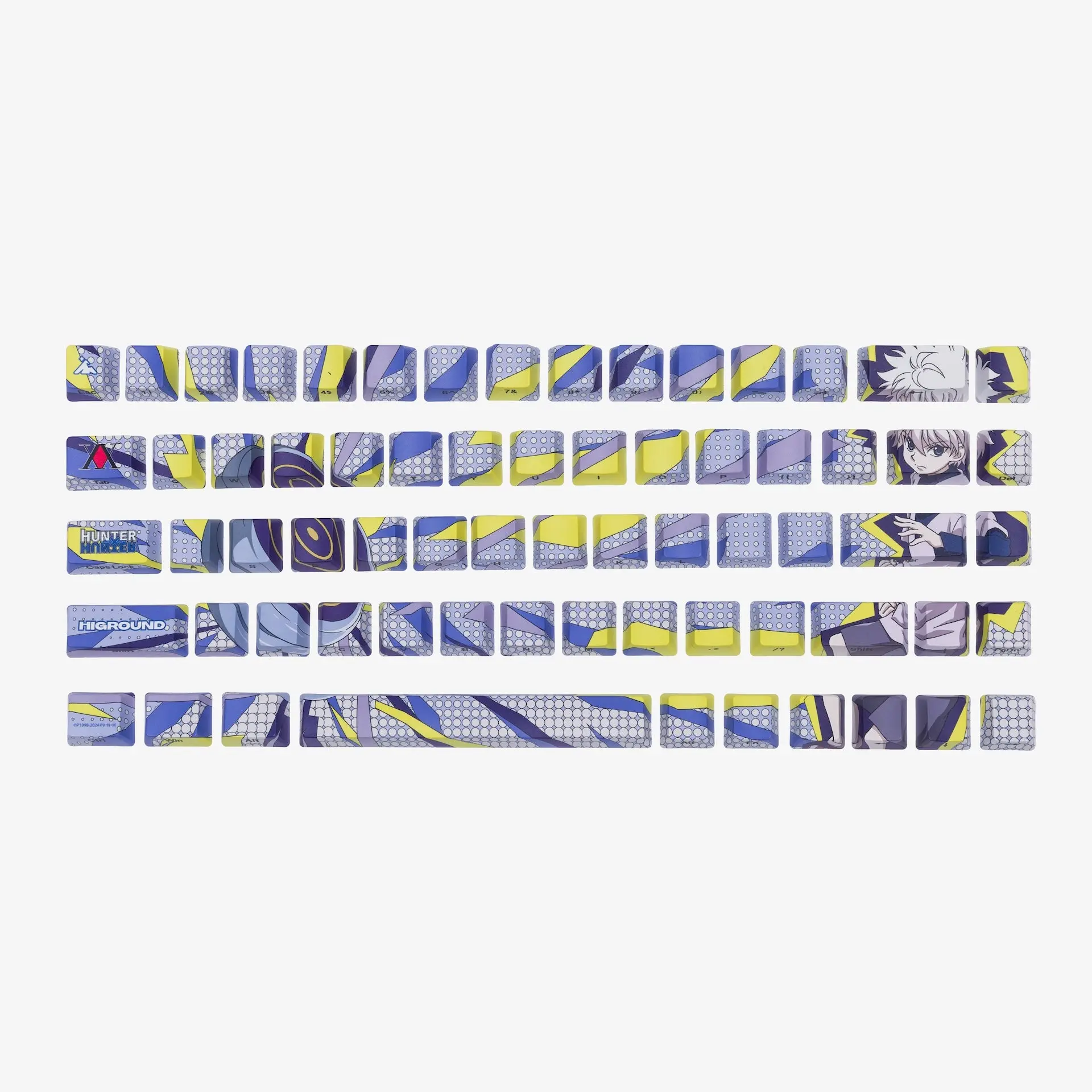 HxH x HG 68 Keycaps Set - Killua