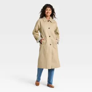 Women's Twill Trench Coat - Universal Thread Women's Twill Trench Coat - Universal Thread