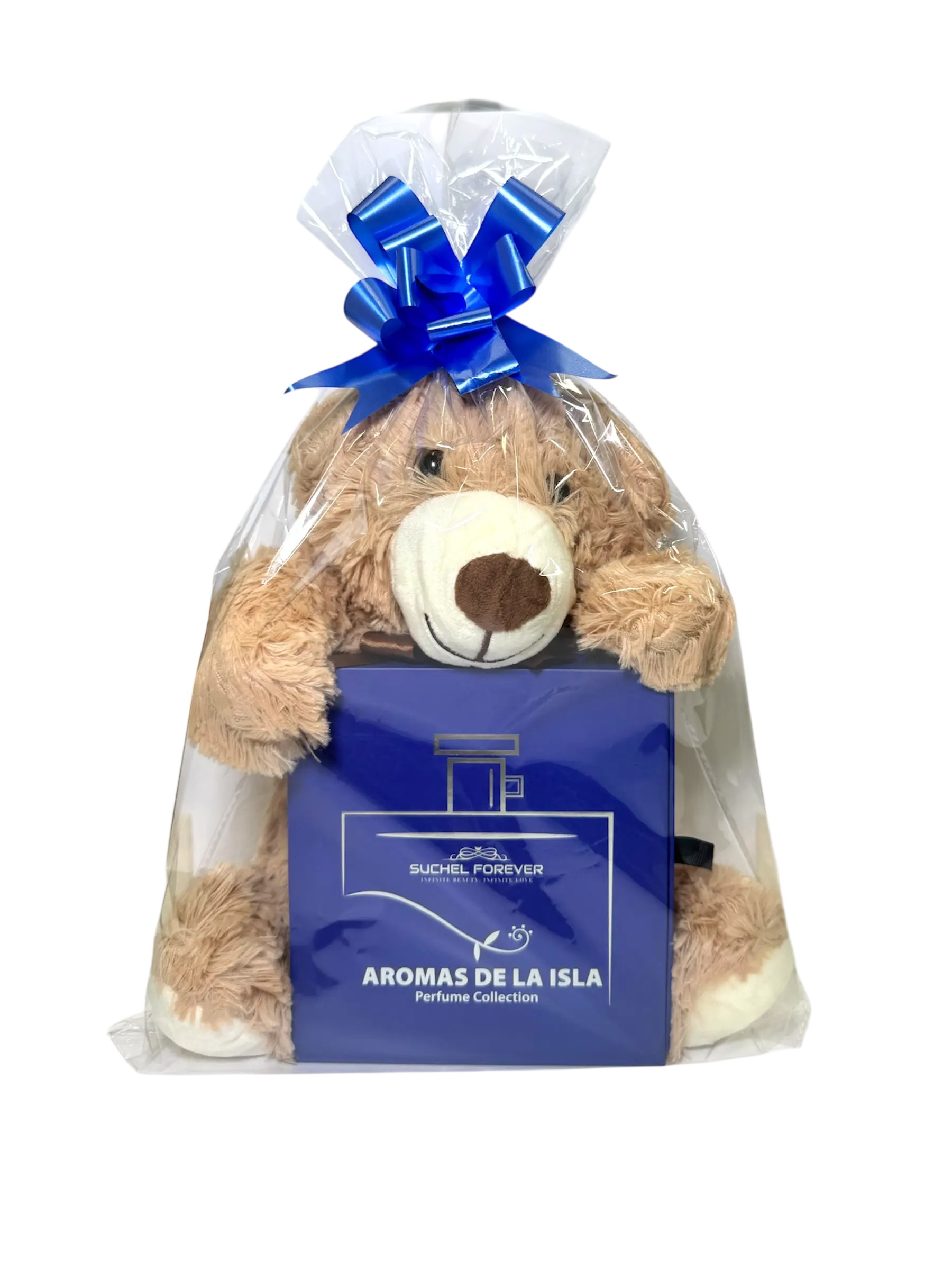 Mi Cubano Consentido Gift Set Aromas de la Isla for Men & Teddy Bear, incluye Nao, Montecristo, Vegueros, Un Toque y Elements in Anniversary Box Party Favors Elegant Cuban Fragrances & Adorable Design Perfect for Special Occasions