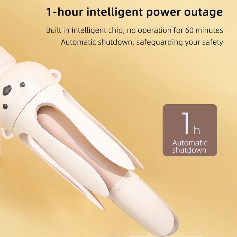 PretiHom Fully Automatic Electric Curling Stick 32mm Large Curling Tool for Comfortable Hair Care