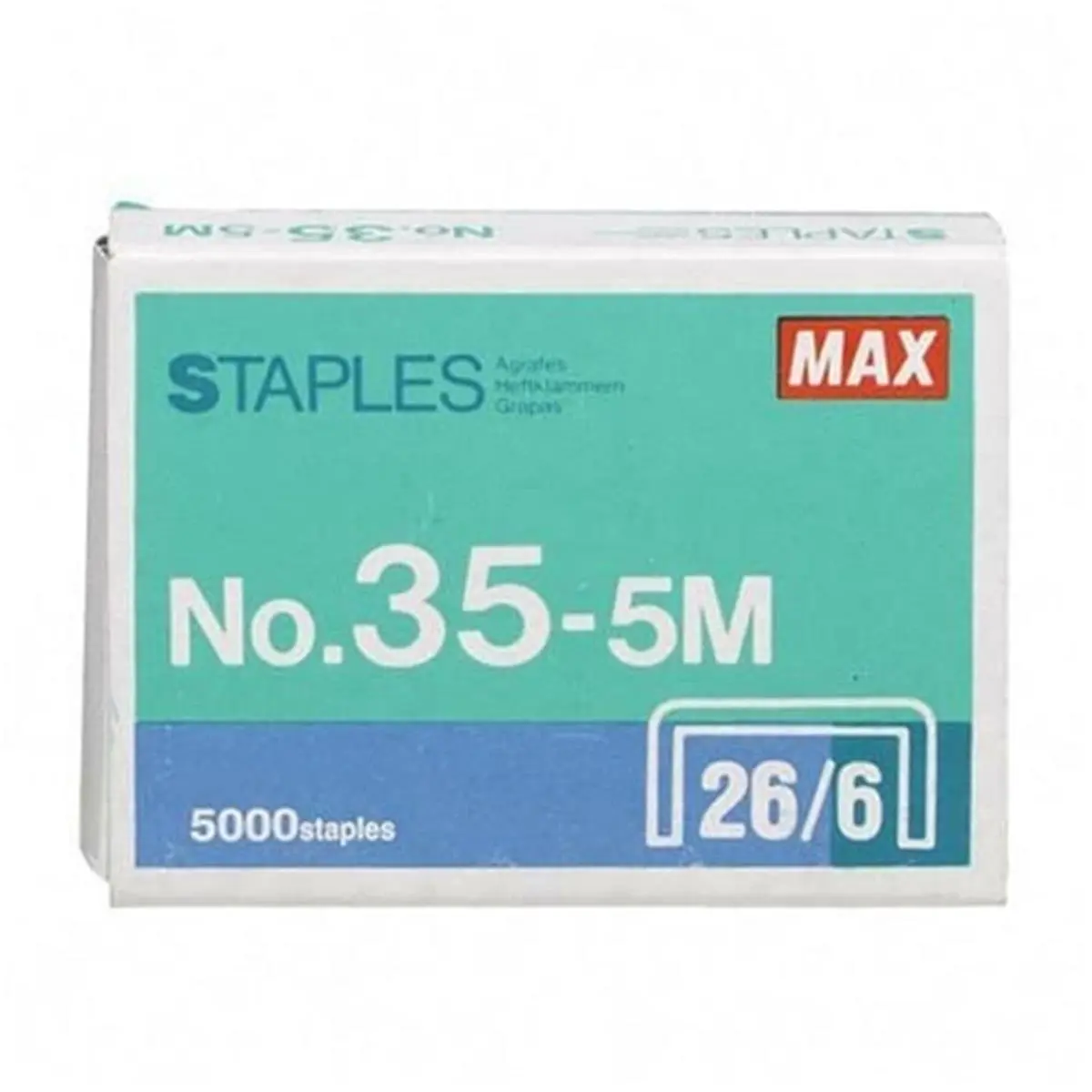212 MAIN USA Max HD-50Df Standard Paper Staples Fastener, 1-4 in. Leg Length, Specified Crown Width, 1-5000 Pk, Office Equipment Part for Paper Fastening