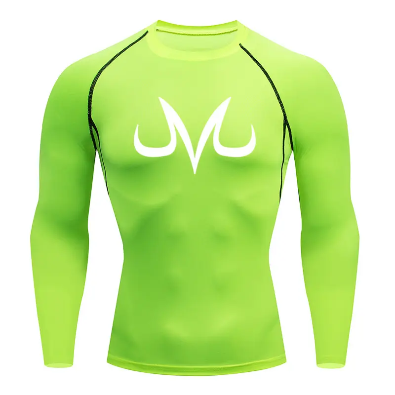 Fluorescent green long sleeved