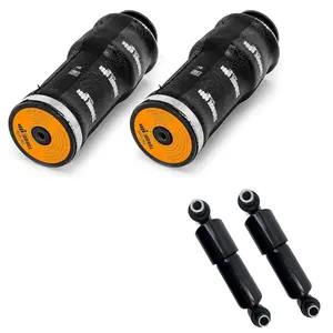 2 PCS TORQUE Cab Sleeper Air Spring Bag w/ Shock Absorbers for Select Peterbilt 379 Trucks (Replaces Firestone 7036, W02-358-7036, Peterbilt 29-03200, T81-6000) (2 x TR7036)