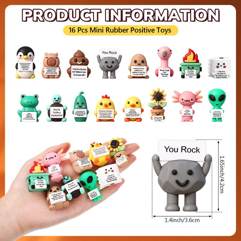Easter You Rock Figurine New Arrival Mini Rubber Stone Statue Motivational Desktop Decoration Ornament Spread Love Emotional Support Employee Appreciation Positive Gifts for Office Worker Colleague Students Friends Party Gift Easter basket stuffers