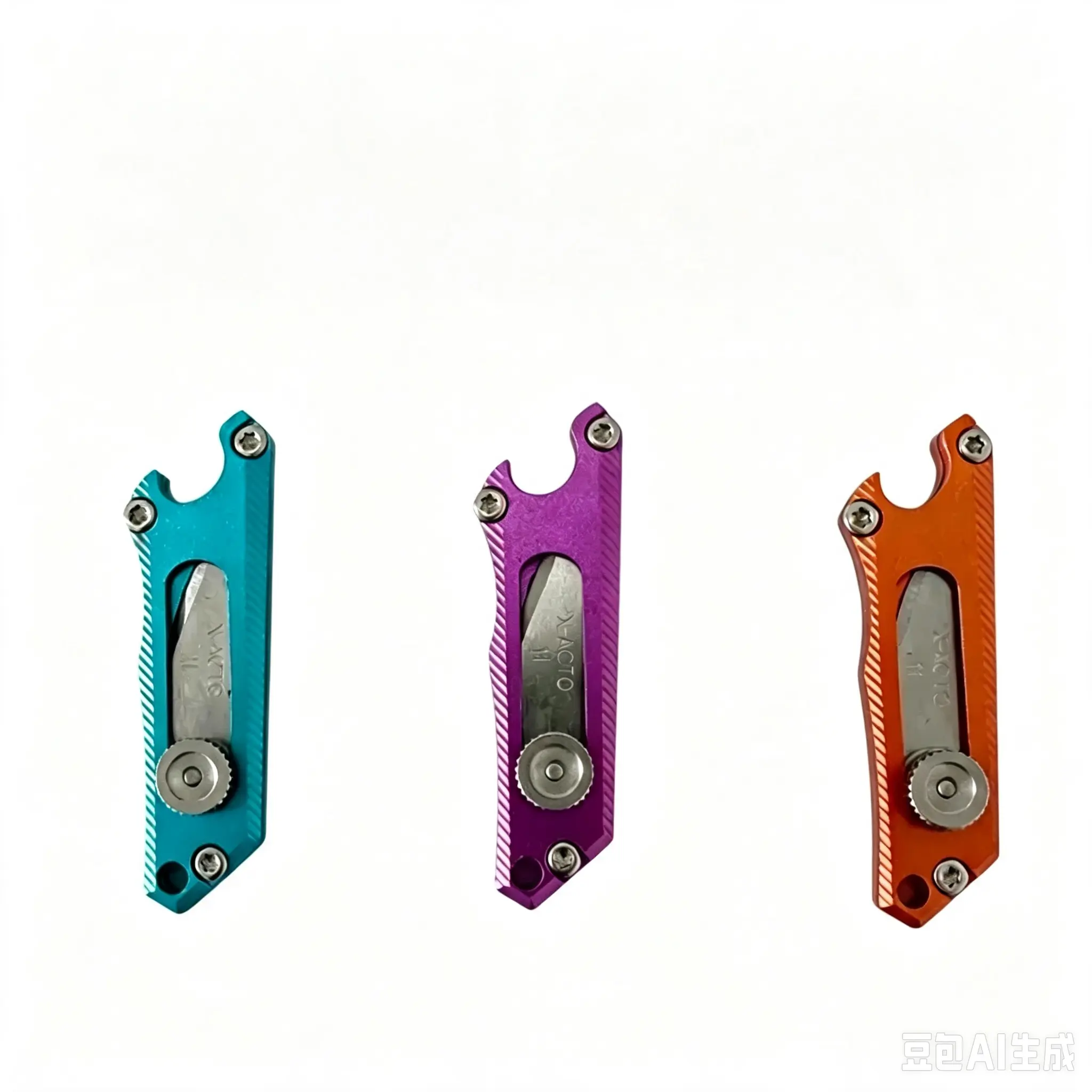 【buy one get one】Mini EDC Multi-Tool Keychain Box - Stainless Steel Kitchen Bottle Opener, Package Opener, Medical Tool with Built-In Magnet, Suitable for Outdoor Use, Christmas Gift