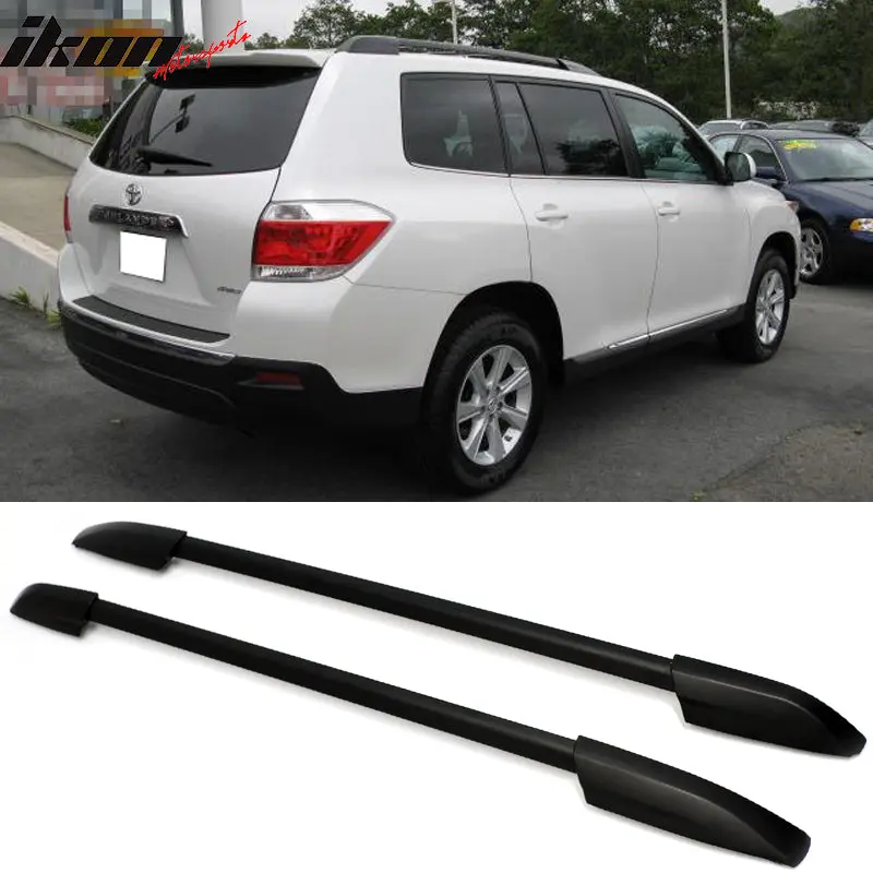Roof Rack Cross Bar for Toyota Highlander 2008-2013 OE Style Black