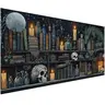 32x16 in Gothic Dragon Skull Round 5D Full Drill Diamond Art Kit - Acrylic Diamond Dots, Hobbies Kit Adults, Office DIY Craft Supplies, Relax & Unwind Home Decor, Back to School