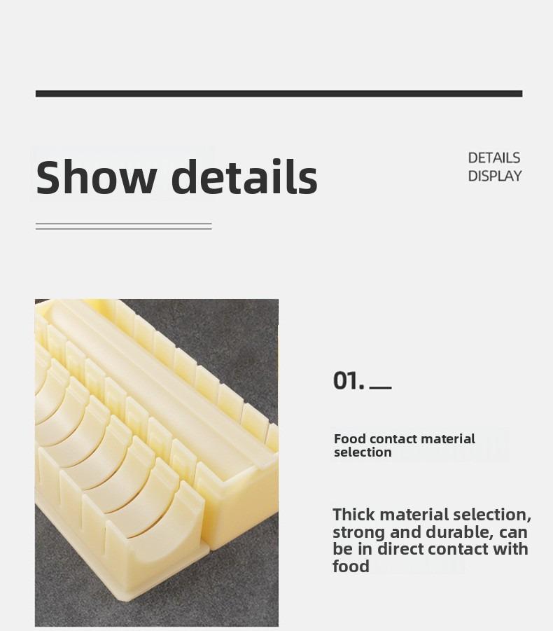 Sushi Mold Household Sushi Tool Set Seaweed Rice Roll Maker Nori Easy Sushi Kit Complete Set for Home Cooking