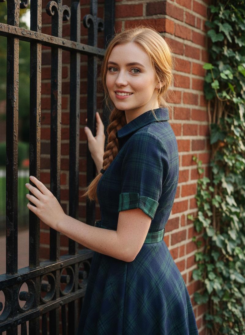 Retro Stage 1950S Green Plaid Short Sleeve Shirt Dress with Cinched Waist & Flared Skirt for Casual Outings & Dates - Classic Look & Comfortable Fit Womenswear Collared Shortsleeve Summer Basic Minimalist Vintage Girly Clothes Suits Gamis Fitted