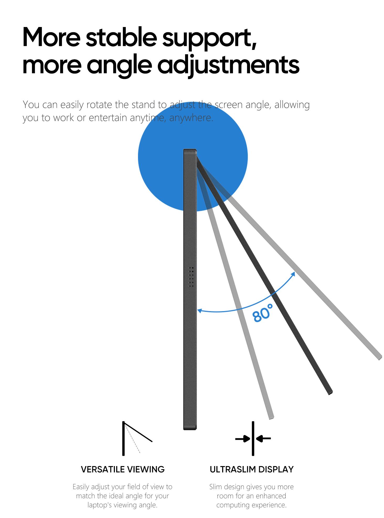 ARZOPA Portable Monitor Upgraded 16.1'' 144Hz 100%sRGB FHD 1080P Portable Gaming Monitor with HDR, Ultra Slim Eye Care External Second Screen for  Xbox, Switch, Laptop, PC, PS5, Mac