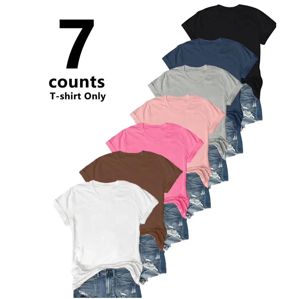 【Limited time deal】Women's Summer Undershirt Short Sleeve T-Shirt Solid Color Round Neck Casual Tee（T-shirt only） Womenswear Shortsleeve,back to school,back to school shopping