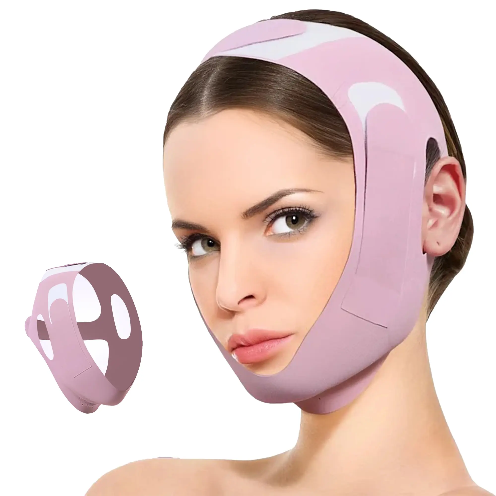 Reusable V-Line Facial Shaping Tool – Face Lift Mask, Chin-Up Support Strap, Jawline Contouring Wrap, Face Lifting Belt