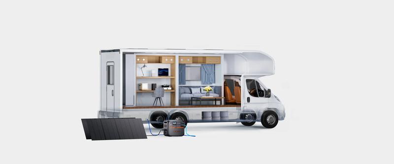 BLUETTI AC200PL Portable Power Station 2304Wh Solar Generator Expandable to 8448Wh 4 2400W AC Outlets 3600W Power Lifting 30A TT30 Output LiFePO4 Battery Backup for RV Camping Home Use