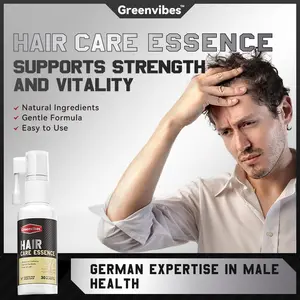 Greenvibes Hair Care Essence Containing Ingredients such as Butylene Glycol, Glycerin, and Polyaminoglycoside Condensates Enhance Strength and Vitality,Spray Hair Growth Serum Based Hair Products