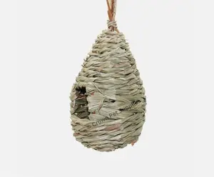 Natural Bird Bed Nest Canary Cage Egg container Breeding Nest Decorative