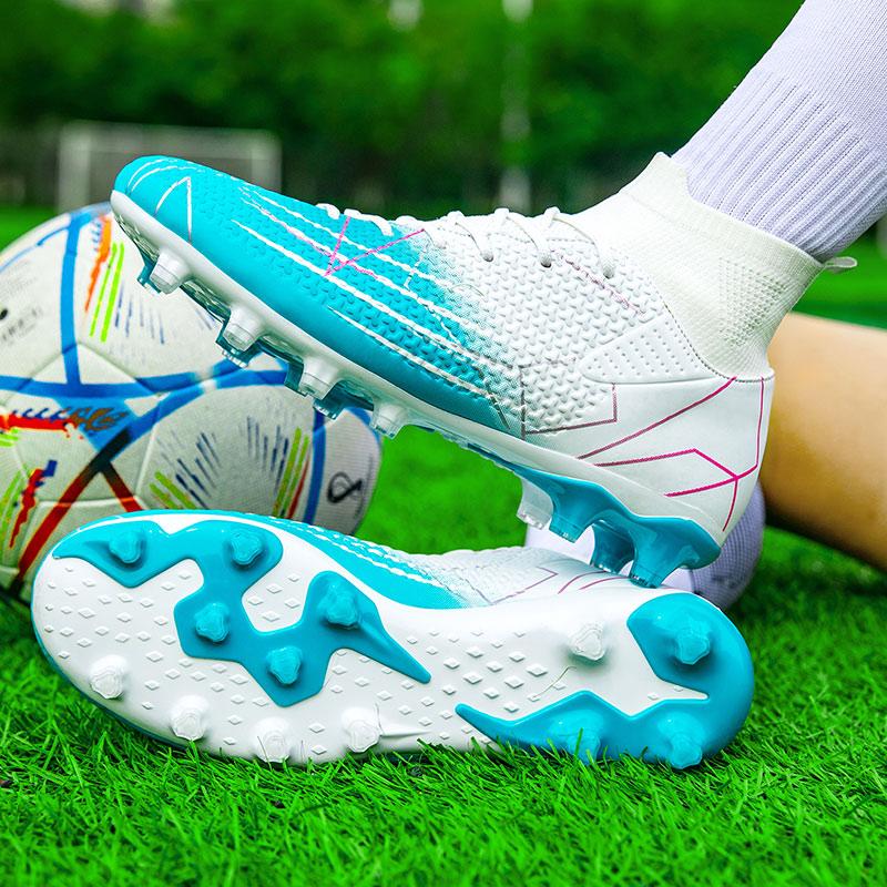 Ubetif Men's High Top Football Shoes, Breathable Comfortable Football Cleats, Professional Football Shoes, men football boot, outdoor competition