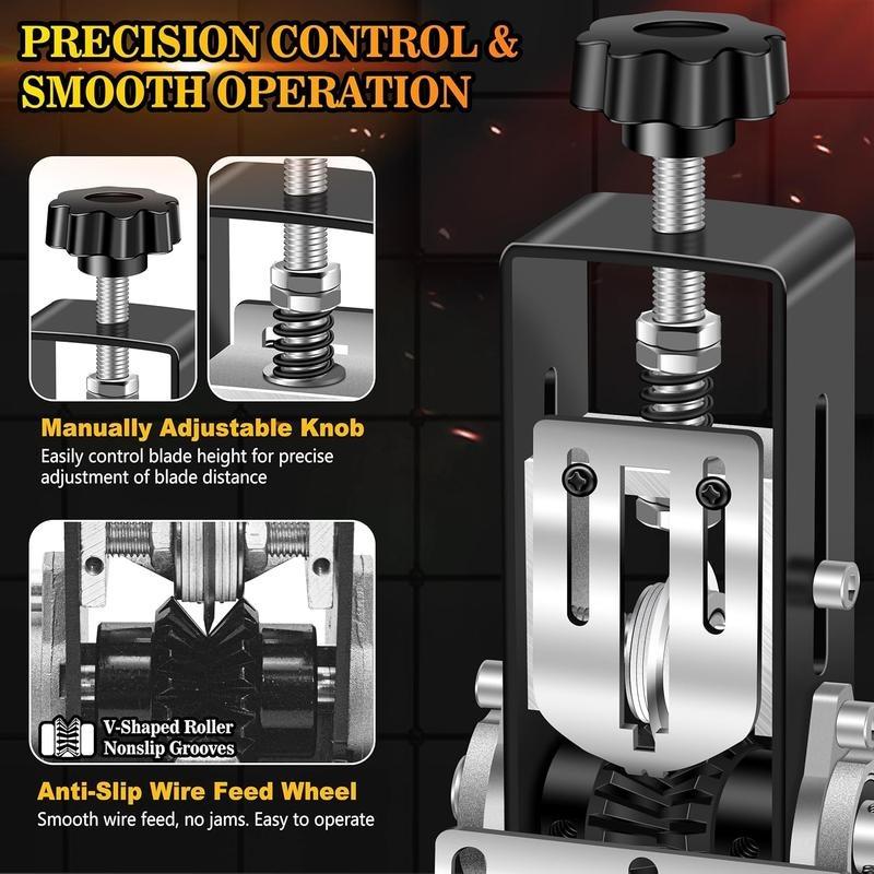 Manual and Electric Drill Operable Wire Stripping Machine, Quick-change Blade Wire Stripper, Heavy-duty Specialty Hand Tool for Scrap Cable Removal and Cutting