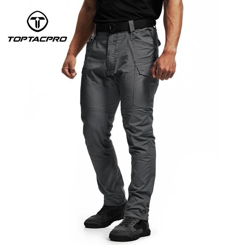 TOPTACPRO Men's Tactica Cargo Pants Elastic Ripstop Pants Soft Fabric EDC Work Sport Pants Sweatpantsmen 8202 TOPTACPRO Men's Tactica Cargo Pants Elastic Ripstop Pants Soft Fabric EDC Work Sport Pants Sweatpantsmen 8202