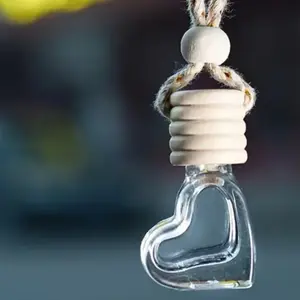 Heart Shaped Hanging Oil Diffuser Pre-filled with Choice of Pink Zebra Oil
