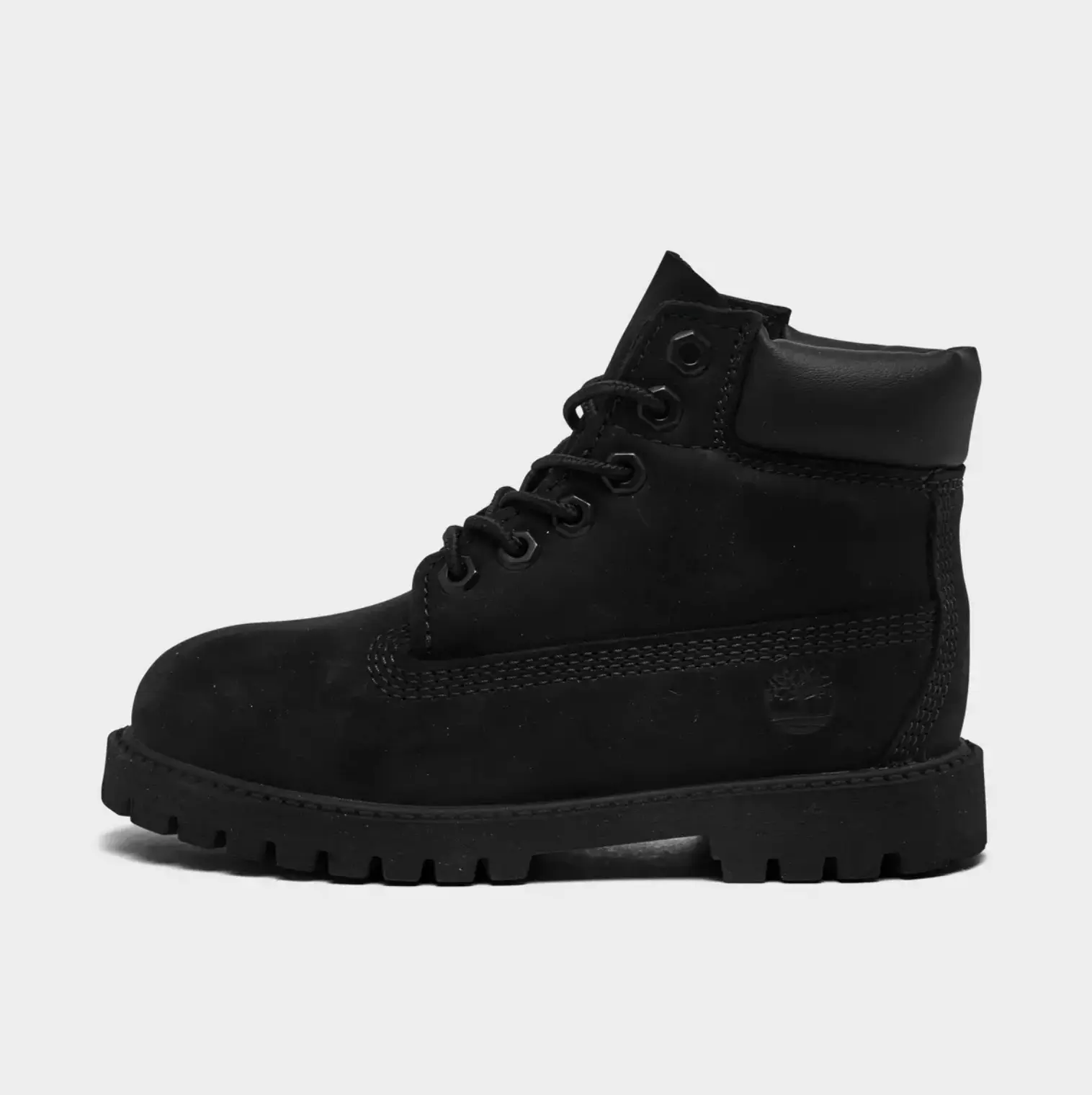 Timberland Toddler's 6-Inch Premium Waterproof Boots in Black, Classic Mid-Calf Shoes with a Snug Fit for Outdoor Play