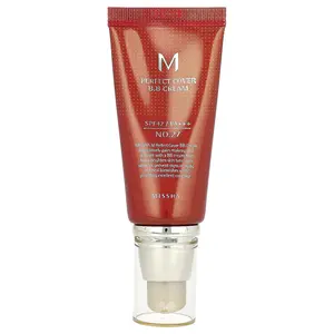 Missha M Perfect Cover B.B Cream, SPF 42 PA+++, No. 27 Honey Beige, 1.7 fl oz (50 ml)