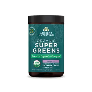 Organic SuperGreens | Powder Berry Flavor (25 Servings)