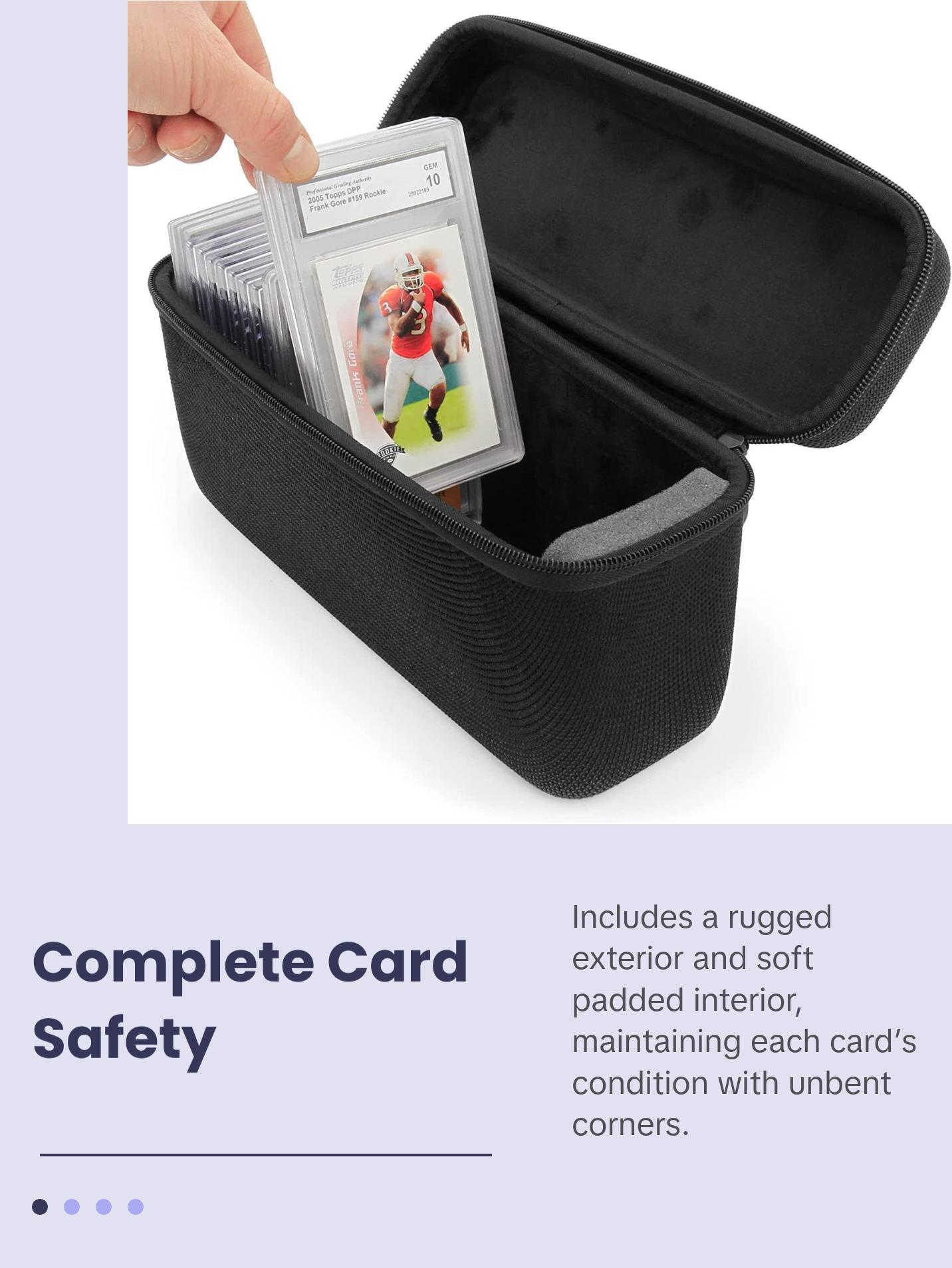 Graded Card Case Compatible with 30+ BGS PSA FGS Graded Sports Trading Cards,  Hard Shell Graded Slab Card Storage Box - TikTok Shop