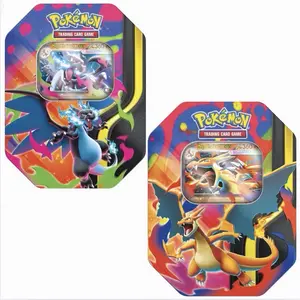 [FULL SET] 2x Mega Charizard Tin - Mega Charizard X & Y Promo Set - Pokémon Trading Card Games