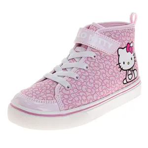 Sanrio Hello Kitty Sneakers for Girls  High Top Casual Comfortable Durable (Toddler / Little Kid)