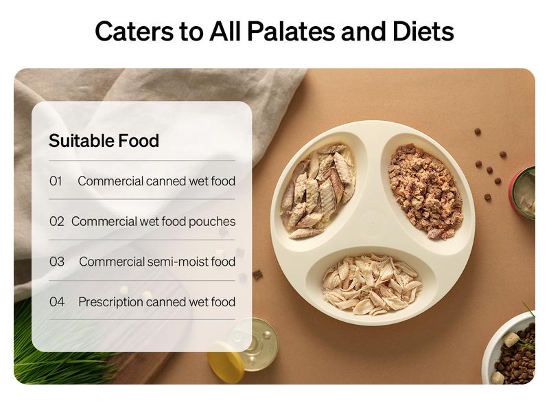 PETLIBRO Automatic Cat Feeder, Refrigerated wet food dispenser with WiFi control, 3 days freshness, 3 timed meals,  quick cooling Feeding