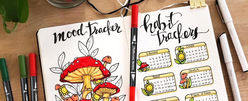 Ohuhu Maui 100-Color Brush Pens Dual Brush Fine Tip Drawing Pens Water-Based Coloring Markers for Calligraphy Bullet Journal with Carrying Case -Maui Ohuhu Maui 100-Color Brush Pens Dual Brush Fine Tip Drawing Pens Water-Based Coloring Markers for Calligraphy Bullet Journal with Carrying Case -Maui