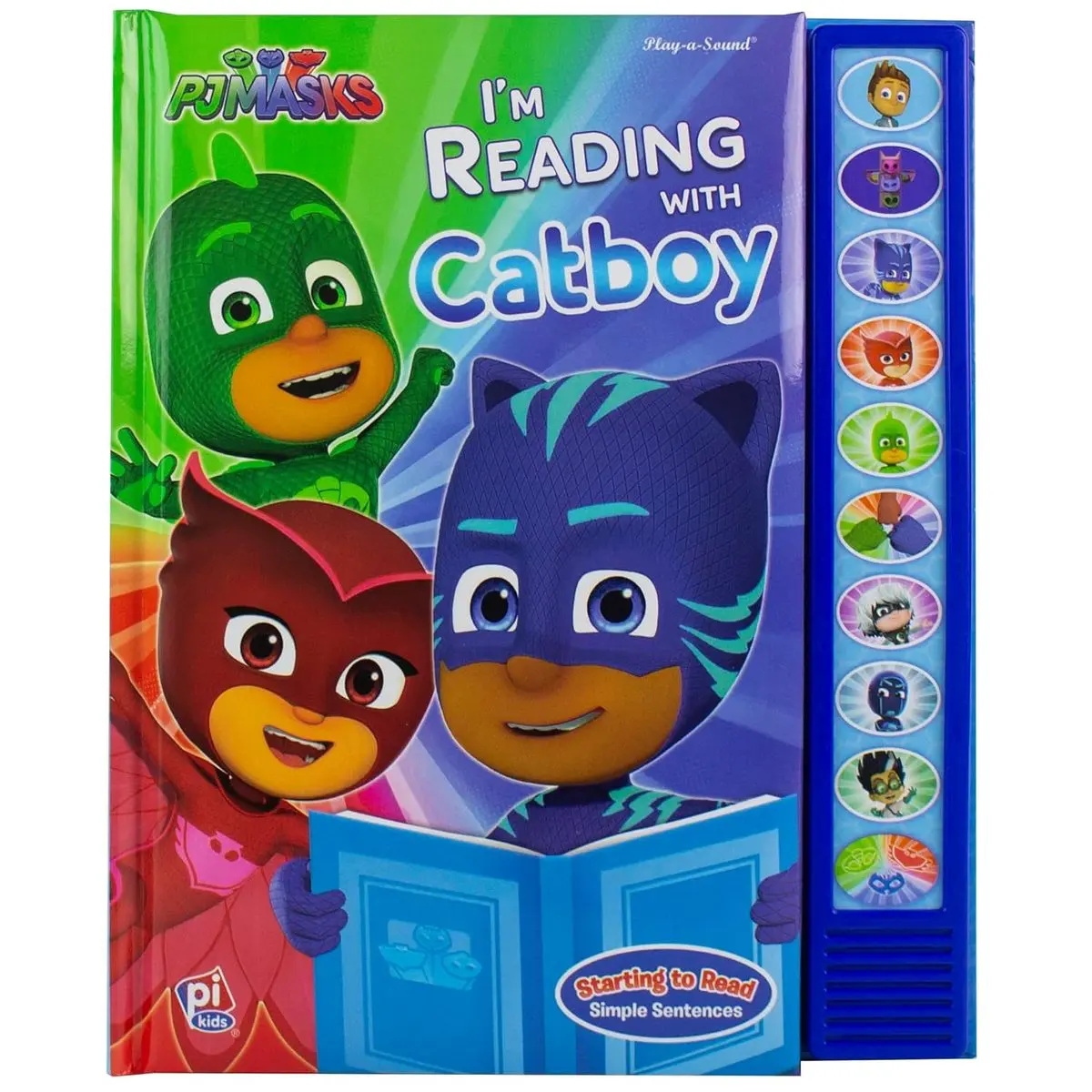 PJ Masks - I'm Ready to Read with Catboy Interactive Read-Along Sound Book - Great for Early Readers - PI Kids (Play-A-Sound) Hardcover – Sound Book, July 15, 2018