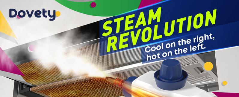 Dovety Powerful Steam Cleaner | 12-Piece Kit with Safety Lock, Chemical-Free Pressurized Steamer for Bathroom Grease, Car & Home Deep Cleaning