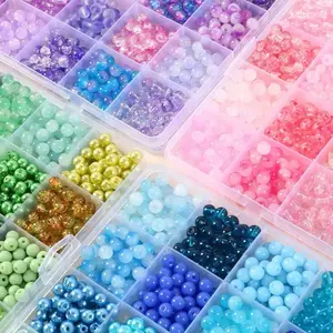 Glass Beads Bag for DIY Bracelets, Fashion Costume Jewelry Making