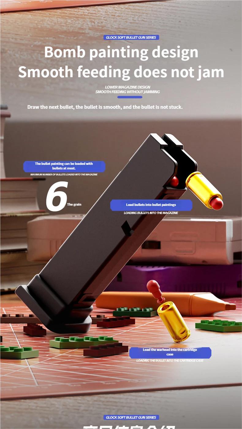 Collaborative Tactical Building Block Set for Enhanced Teamwork and Strategy Development with Colorful Gun Design