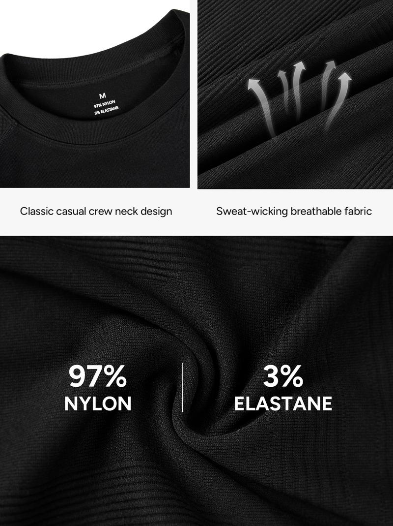 Nebility Men's Compression Shirts Cool Dry Short Sleeve Baselayer Athletic Workout T Shirts Activewear Fitness Rash Guard Clothing Shapewear