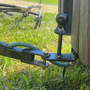 Nilight 3 in 1 ATV UTV Multi Hitch Mount with 2 inch Ball Hitch Rated 2000 LBS Fits 1-1/4 Inch Receiver Winch Strap Loop Rated 5000 LBS