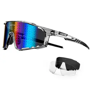 KAPVOE Nano Lens Polarized Cycling Glasses Men Women Mountain Bike Eyewear Outdoor Sports Running Protection Sunglasses